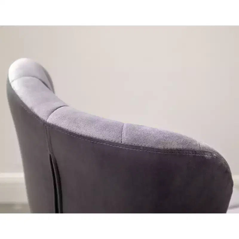 Tabourets de bar pivotants réglables gris, lot de 2