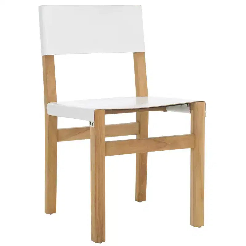 Chaise de salle à manger moderne capitonnée avec pieds en bois massif – DCH1210