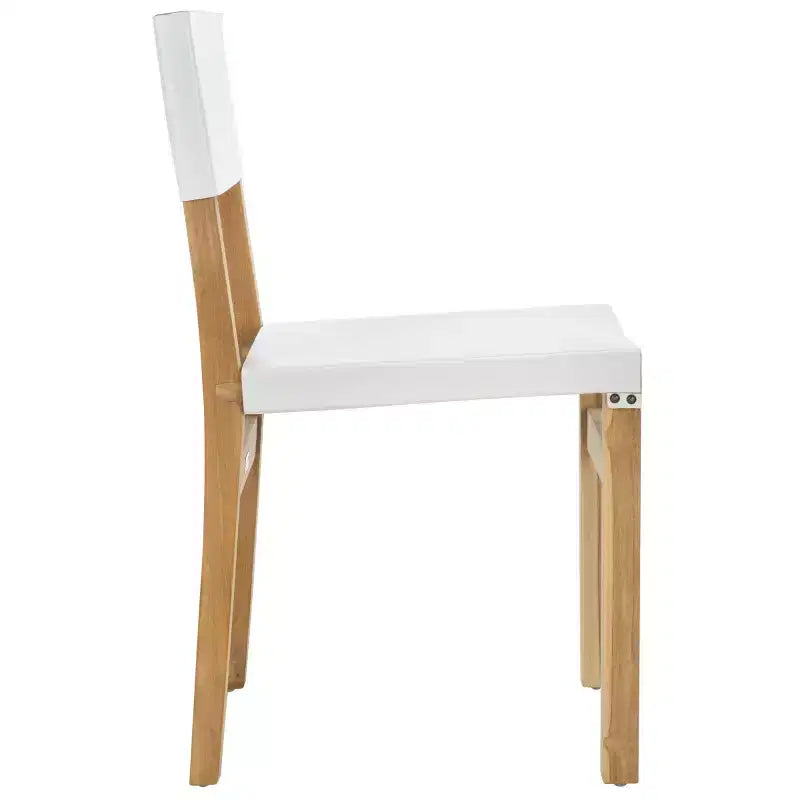 Chaise de salle à manger moderne capitonnée avec pieds en bois massif – DCH1210