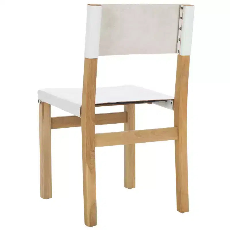 Chaise de salle à manger moderne capitonnée avec pieds en bois massif – DCH1210