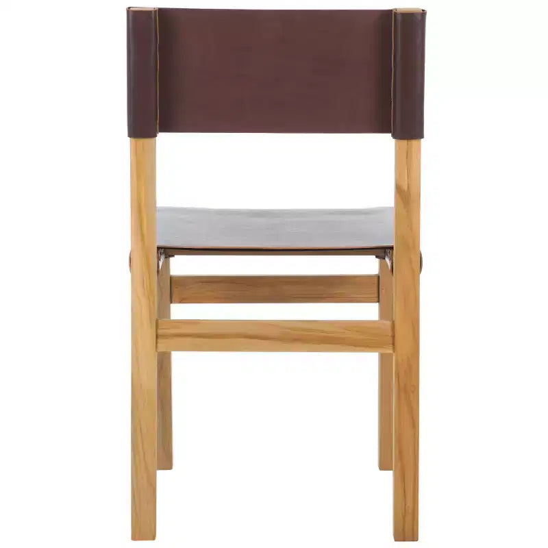 Chaise de salle à manger moderne capitonnée avec pieds en bois massif – DCH1210