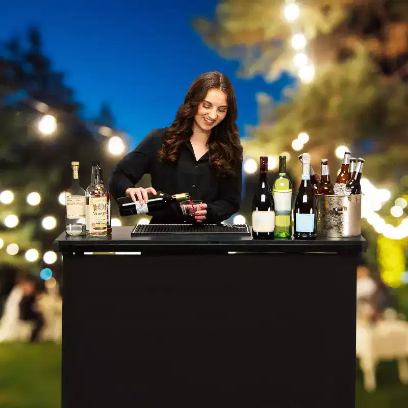 Table de bar portative escamotable - Intérieur et extérieur