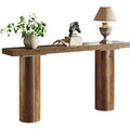 Lantine 63 Long Narrow Wood Console Table