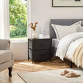 7-Drawer Storage Dresser: Metal Frame, Wood Top