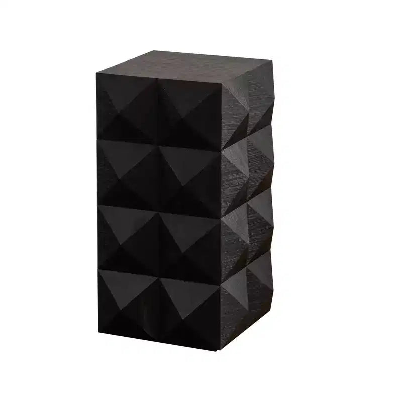 Table de chevet/bout de canapé de 12 po avec étagère de rangement – Table d'appoint polyvalente