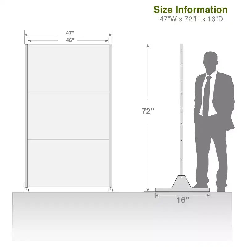 Paravent décoratif en acier galvanisé noir | 183H x 120L x 4P cm