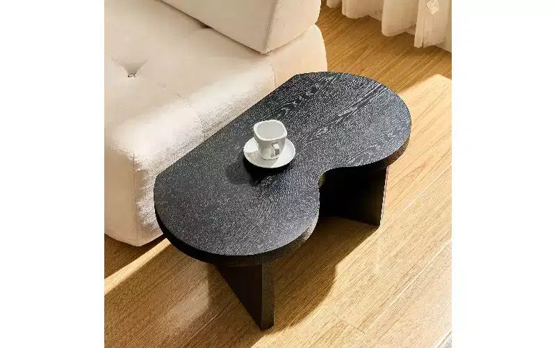 Table Basse, Table Centrale Moderne de 36mm d'Épaisseur pour Salon Chambre à Coucher, Table d'Appoint Papillon en MDF