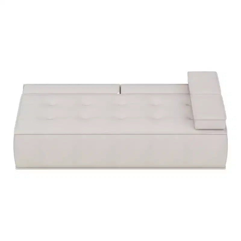 Canapé-lit multifonctionnel en tissu de 199 cm, canapé convertible avec coussin en mousse de soutien pour appartement et studio