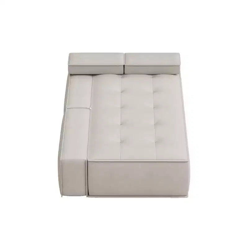 Canapé-lit multifonctionnel en tissu de 199 cm, canapé convertible avec coussin en mousse de soutien pour appartement et studio