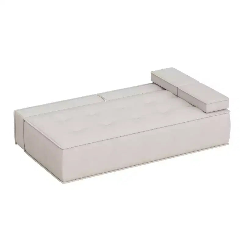 Canapé-lit multifonctionnel en tissu de 199 cm, canapé convertible avec coussin en mousse de soutien pour appartement et studio