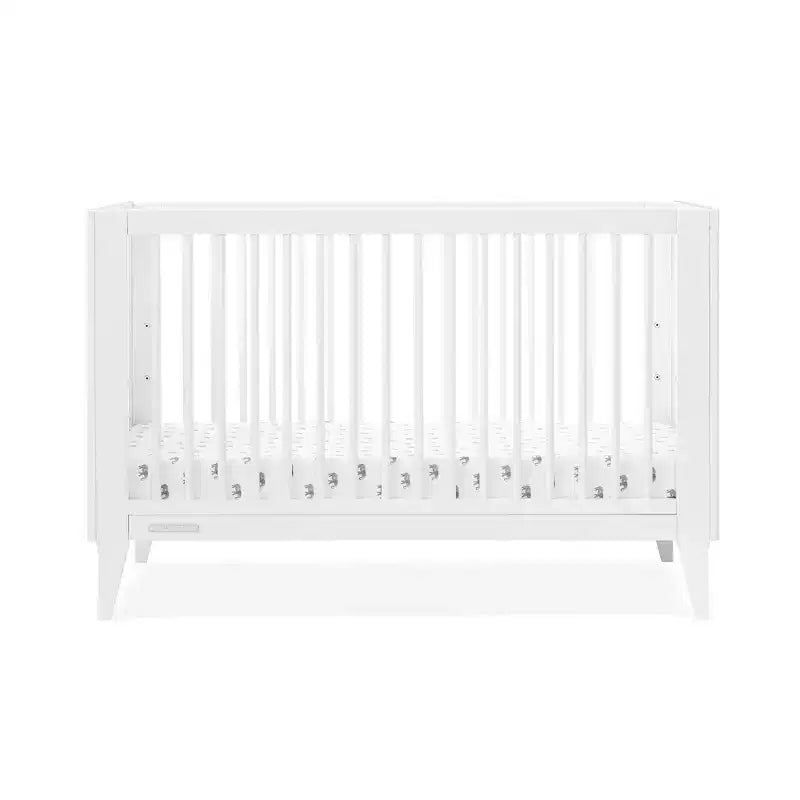 Lit bébé convertible 4-en-1 avec conversion en lit de tout-petit – Hauteur de matelas réglable