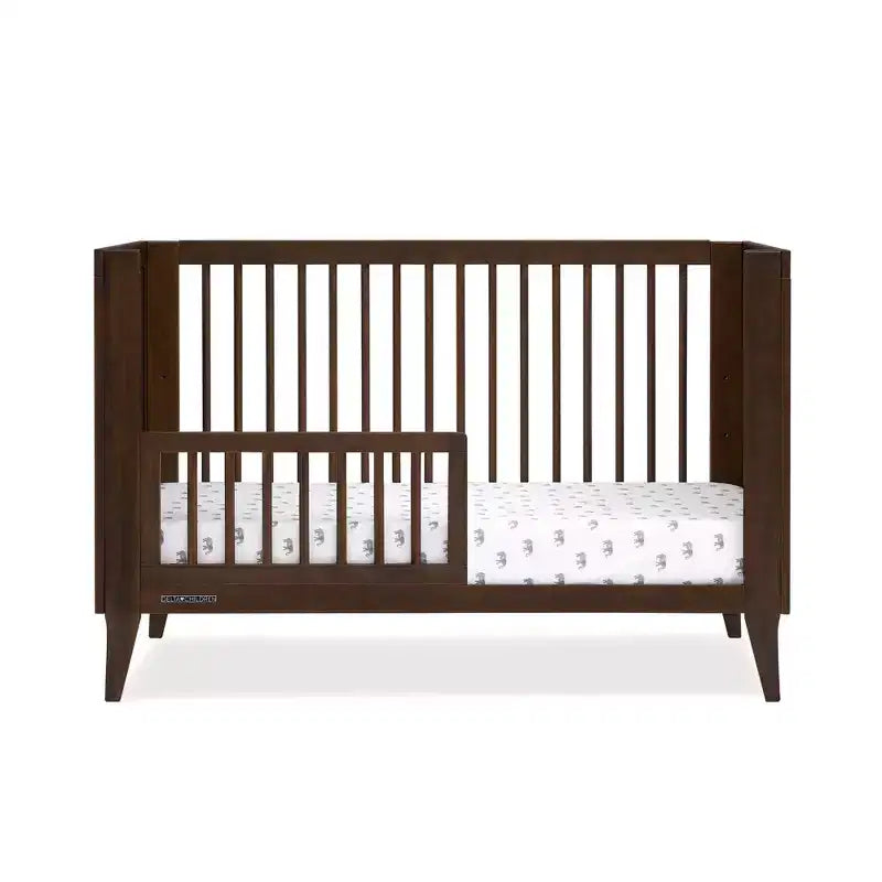 Lit bébé convertible 4-en-1 avec conversion en lit de tout-petit – Hauteur de matelas réglable