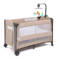 Karl Home 3 In 1 Baby Bassinets Crib Bedside Sleeper in Beige With Mattress And Sheet