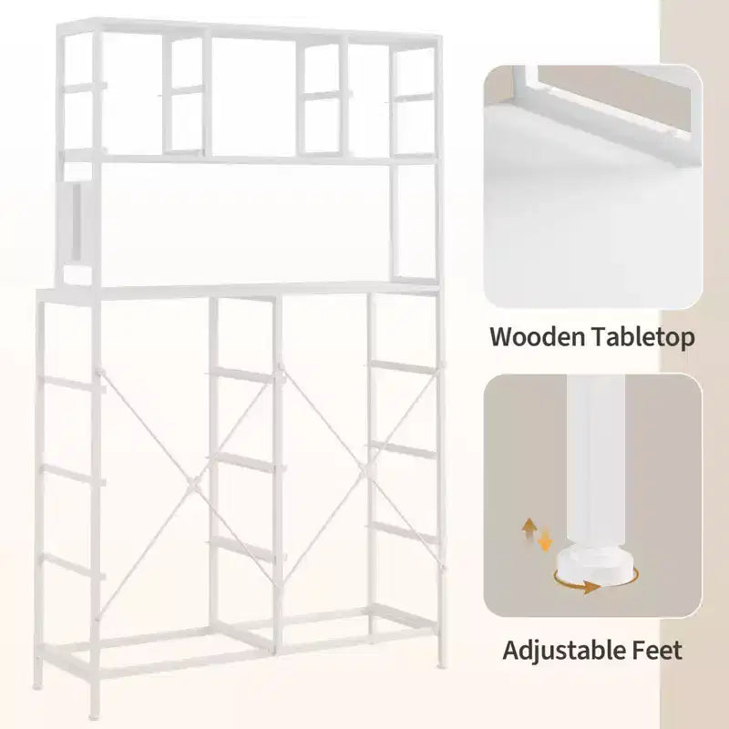 Commode de chambre, commode en tissu à 12 tiroirs, étagères ouvertes, plateau en bois et cadre en métal pour chambre, couloir ou salon