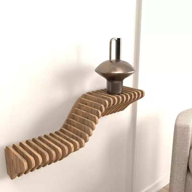 Étagère murale - Étagère géométrique pour la maison ou le bureau, 20 tablettes