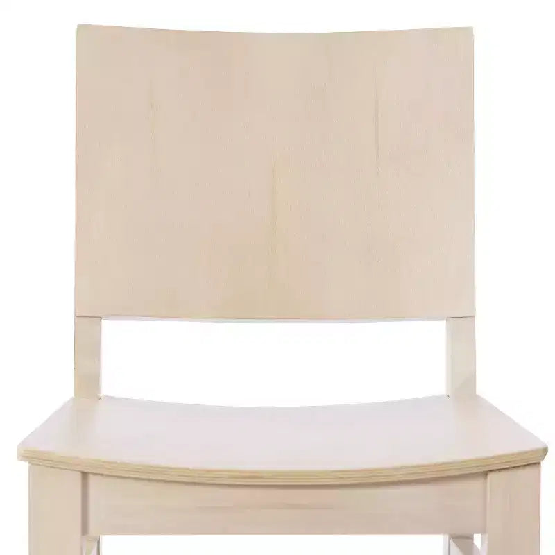 Chaise de salle à manger en bois avec siège rembourré et cadre massif – Chaise moderne pour cuisine et salle à manger