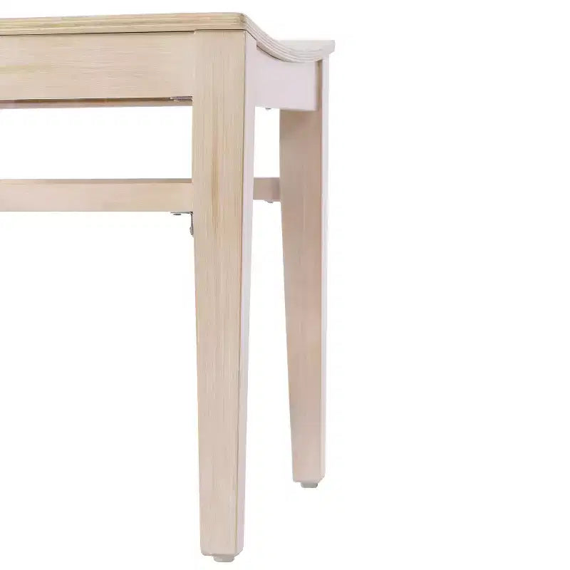 Chaise de salle à manger en bois avec siège rembourré et cadre massif – Chaise moderne pour cuisine et salle à manger