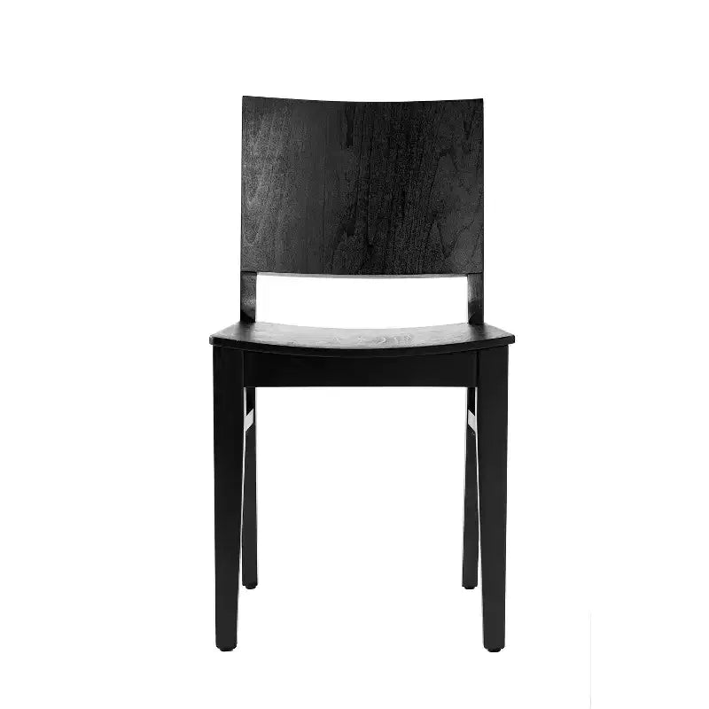 Chaise de salle à manger en bois avec siège rembourré et cadre massif – Chaise moderne pour cuisine et salle à manger
