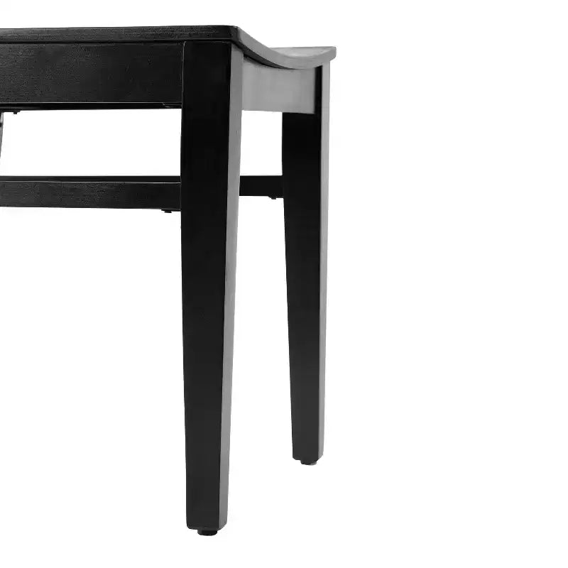 Chaise de salle à manger en bois avec siège rembourré et cadre massif – Chaise moderne pour cuisine et salle à manger
