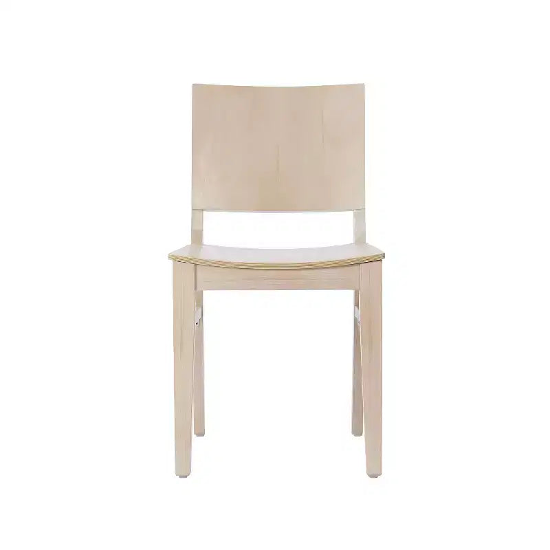 Chaise de salle à manger en bois avec siège rembourré et cadre massif – Chaise moderne pour cuisine et salle à manger